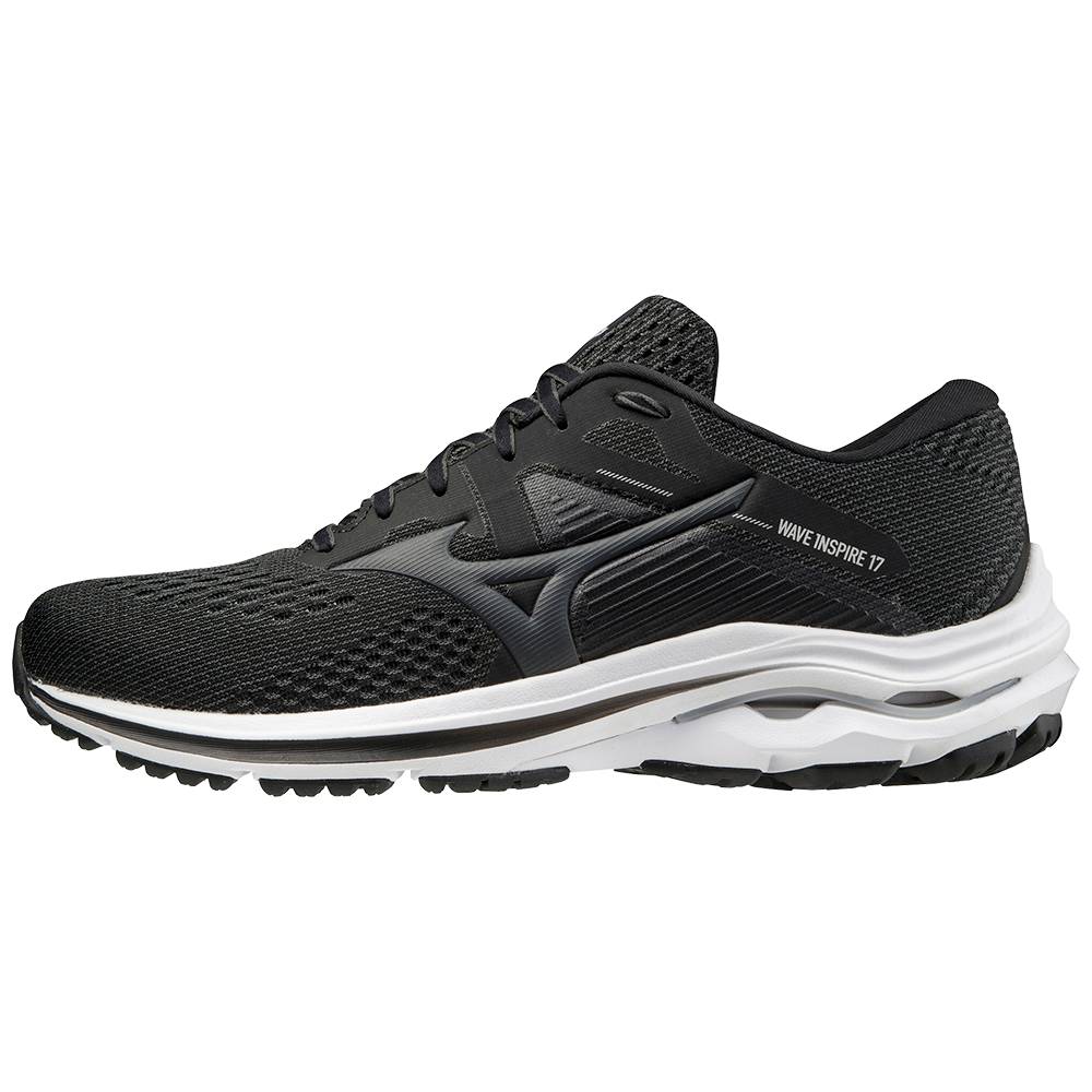 Tenis Para Correr Mizuno Wave Inspire 17 Para Hombre Grises Oscuro 2845630-FT